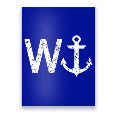 Wanker W Anchor Poster