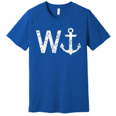 Wanker W Anchor Premium T-Shirt