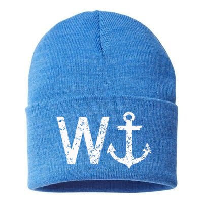 Wanker W Anchor Sustainable Knit Beanie