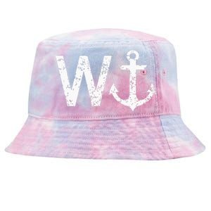 Wanker W Anchor Tie-Dyed Bucket Hat