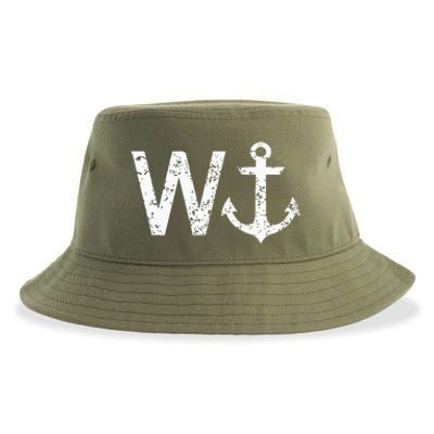 Wanker W Anchor Sustainable Bucket Hat