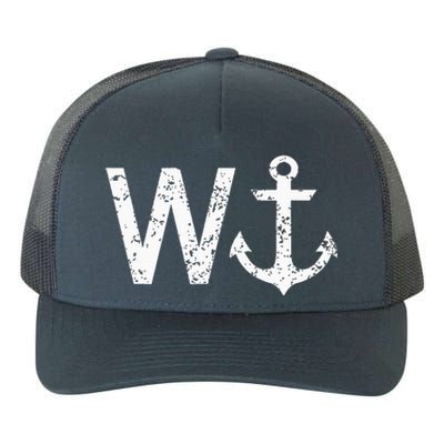 Wanker W Anchor Yupoong Adult 5-Panel Trucker Hat