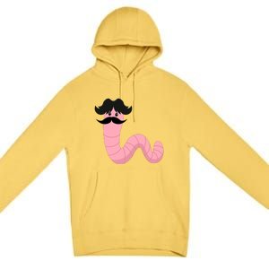 Worm With A Mustache James Tom Ariana Reality Premium Pullover Hoodie