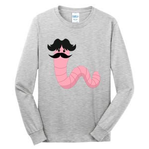 Worm With A Mustache James Tom Ariana Reality Tall Long Sleeve T-Shirt