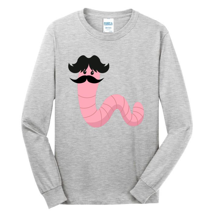 Worm With A Mustache James Tom Ariana Reality Tall Long Sleeve T-Shirt