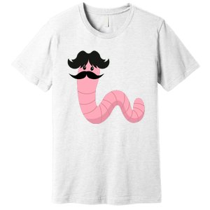 Worm With A Mustache James Tom Ariana Reality Premium T-Shirt