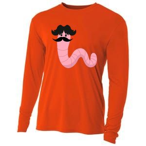 Worm With A Mustache James Tom Ariana Reality Cooling Performance Long Sleeve Crew