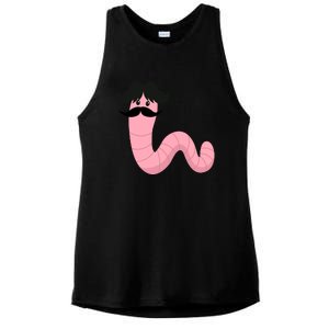 Worm With A Mustache James Tom Ariana Reality Ladies PosiCharge Tri-Blend Wicking Tank