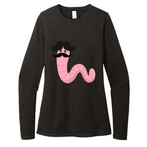 Worm With A Mustache James Tom Ariana Reality Womens CVC Long Sleeve Shirt