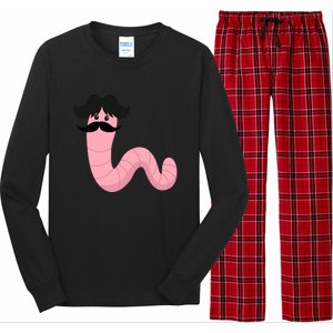 Worm With A Mustache James Tom Ariana Reality Long Sleeve Pajama Set