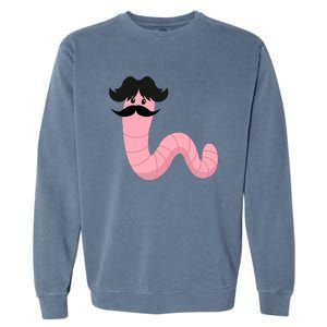 Worm With A Mustache James Tom Ariana Reality Garment-Dyed Sweatshirt