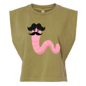 Worm With A Mustache James Tom Ariana Reality Garment-Dyed Women's Muscle Tee