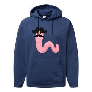 Worm With A Mustache James Tom Ariana Reality Performance Fleece Hoodie