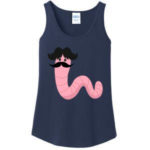 Worm With A Mustache James Tom Ariana Reality Ladies Essential Tank