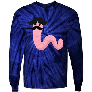 Worm With A Mustache James Tom Ariana Reality Tie-Dye Long Sleeve Shirt