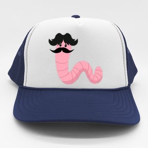 Worm With A Mustache James Tom Ariana Reality Trucker Hat