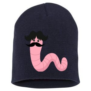 Worm With A Mustache James Tom Ariana Reality Short Acrylic Beanie