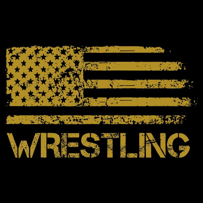 Wrestling Wrestler American Usa Flag Patriotic Backpack