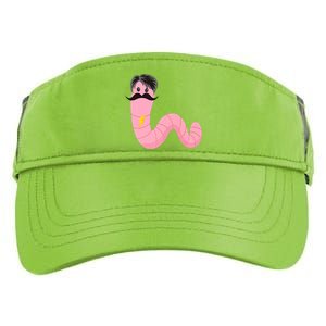 Worm With A Mustache James Tom Ariana Reality Adult Drive Performance Visor