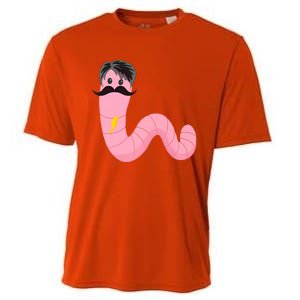 Worm With A Mustache James Tom Ariana Reality Cooling Performance Crew T-Shirt