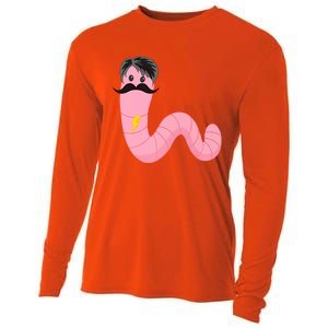 Worm With A Mustache James Tom Ariana Reality Cooling Performance Long Sleeve Crew