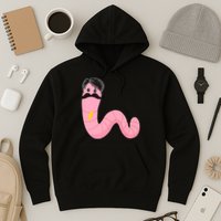 Worm With A Mustache James Tom Ariana Reality Hoodie
