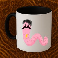Worm With A Mustache James Tom Ariana Reality Mug