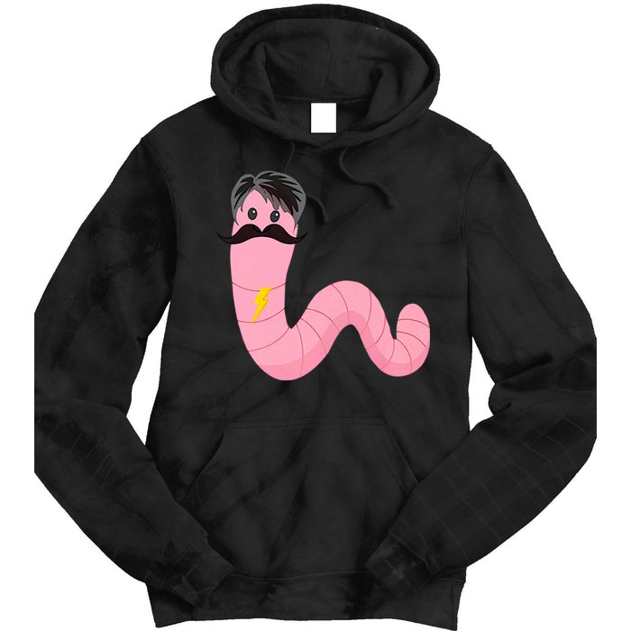 Worm With A Mustache James Tom Ariana Reality Tie Dye Hoodie