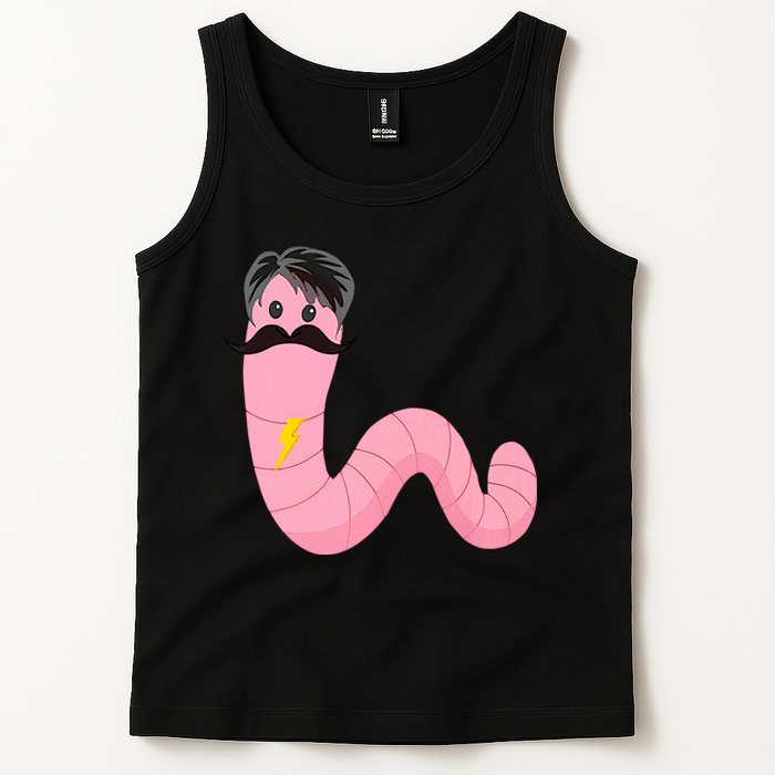 Worm With A Mustache James Tom Ariana Reality Tank Top