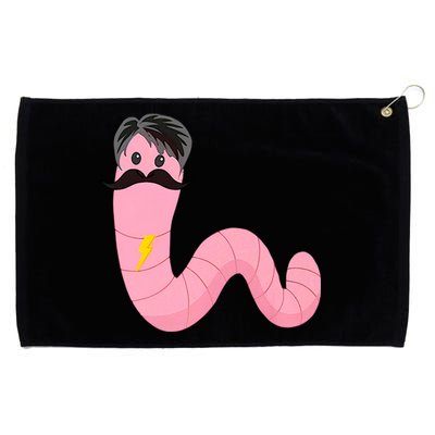 Worm With A Mustache James Tom Ariana Reality Grommeted Golf Towel