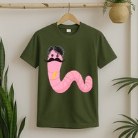 Worm With A Mustache James Tom Ariana Reality T-Shirt