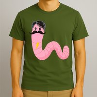 Worm With A Mustache James Tom Ariana Reality T-Shirt