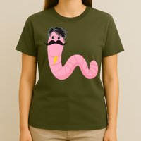 Worm With A Mustache James Tom Ariana Reality T-Shirt