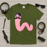 Worm With A Mustache James Tom Ariana Reality T-Shirt