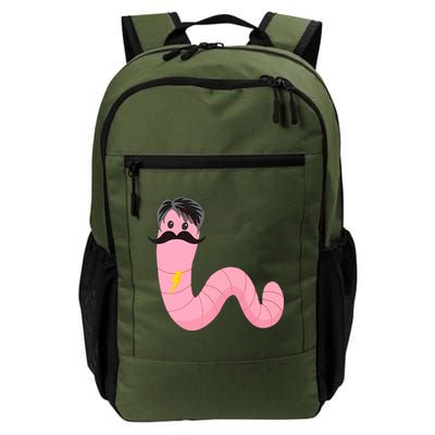 Worm With A Mustache James Tom Ariana Reality Daily Commute Backpack