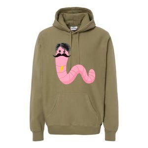 Worm With A Mustache James Tom Ariana Reality Premium Hoodie