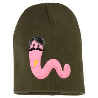 Worm With A Mustache James Tom Ariana Reality Short Acrylic Beanie