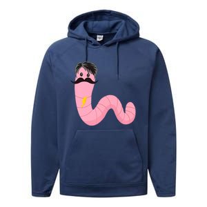 Worm With A Mustache James Tom Ariana Reality Performance Fleece Hoodie