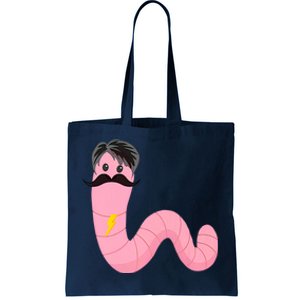 Worm With A Mustache James Tom Ariana Reality Tote Bag