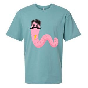 Worm With A Mustache James Tom Ariana Reality Sueded Cloud Jersey T-Shirt