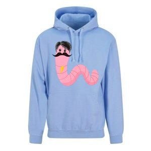 Worm With A Mustache James Tom Ariana Reality Unisex Surf Hoodie