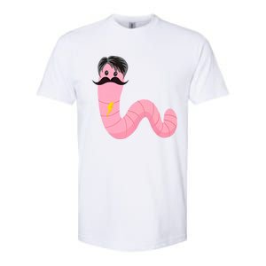 Worm With A Mustache James Tom Ariana Reality Softstyle CVC T-Shirt