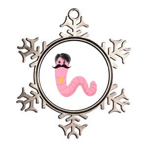 Worm With A Mustache James Tom Ariana Reality Metallic Star Ornament