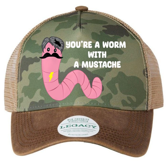 Worm With A Mustache James Tom Ariana Reality Legacy Tie Dye Trucker Hat