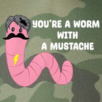 Worm With A Mustache James Tom Ariana Reality Legacy Tie Dye Trucker Hat