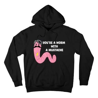 Worm With A Mustache James Tom Ariana Reality Hoodie