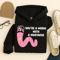 Worm With A Mustache James Tom Ariana Reality Hoodie
