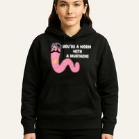 Worm With A Mustache James Tom Ariana Reality Hoodie