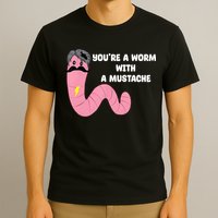 Worm With A Mustache James Tom Ariana Reality T-Shirt