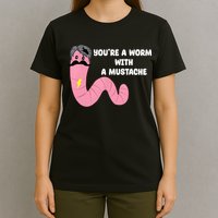 Worm With A Mustache James Tom Ariana Reality T-Shirt